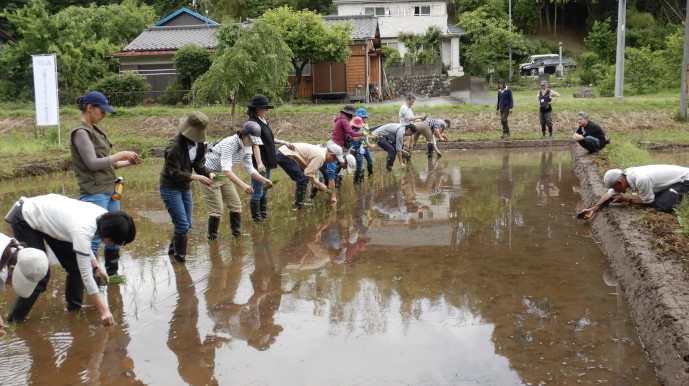 Tokyo Greenship Action rice planting