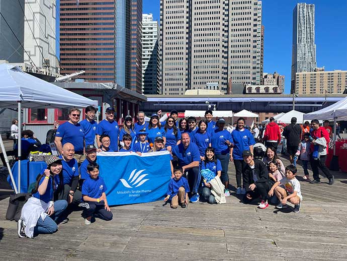 Participating in an ALS awareness event