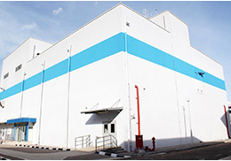 Exterior view of
pharmaceutical production building,
Mitsubishi Tanabe Pharma Indonesia