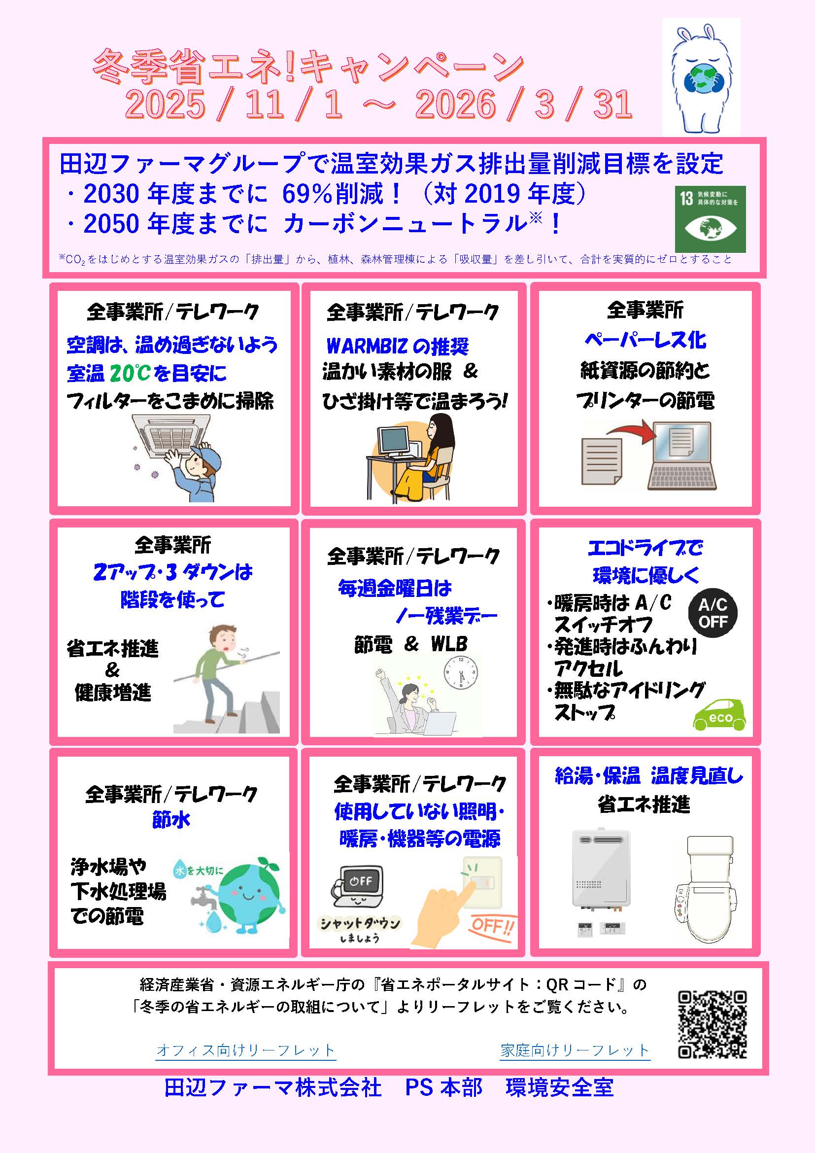 省エネキャンペーンポスター
