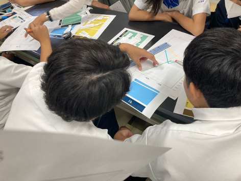 ものづくりをテーマにした授業