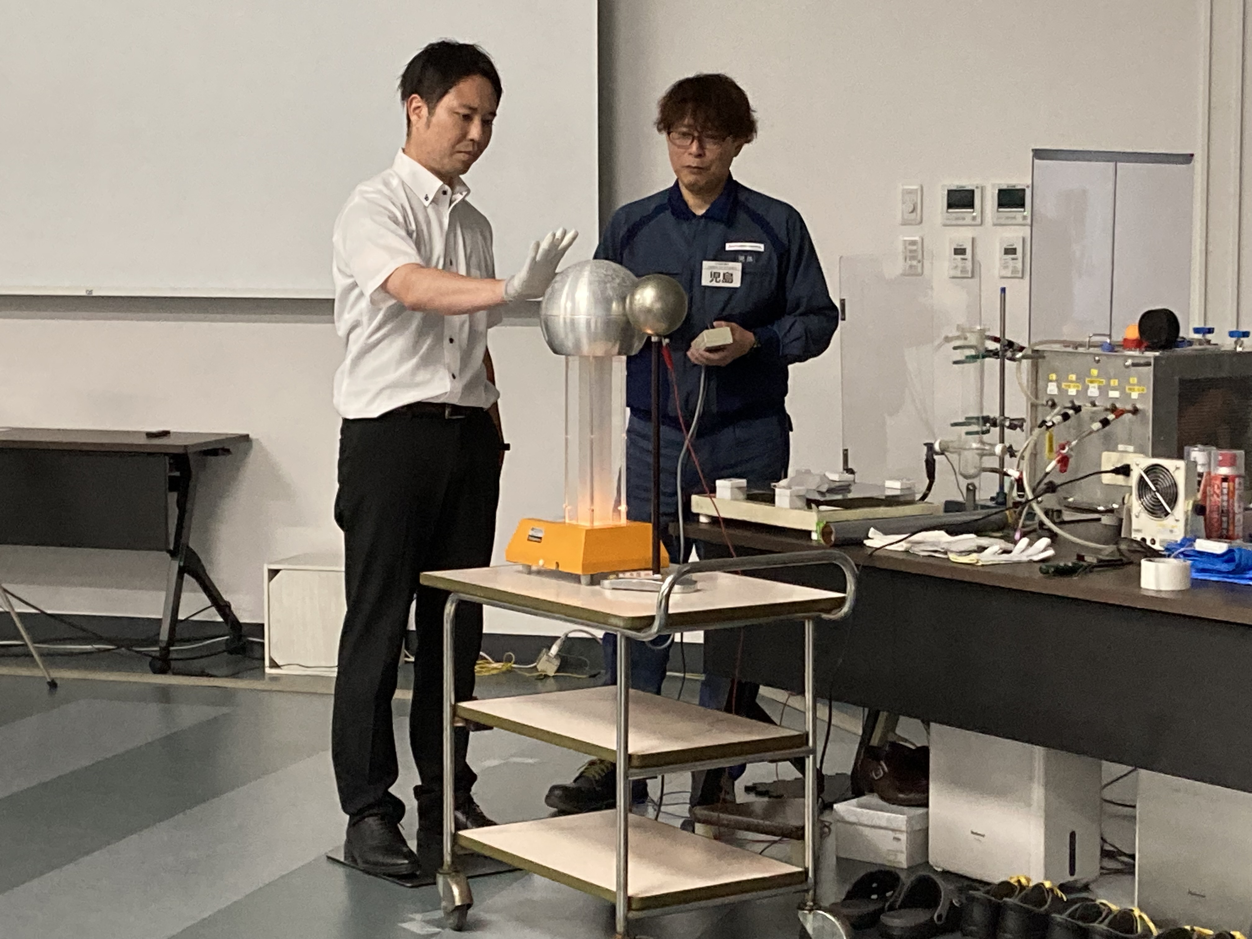 体感研修の様子（三菱ケミカル 九州事業所）