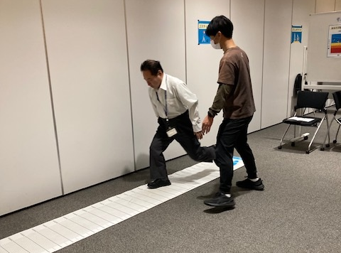 健康体力テストの様子